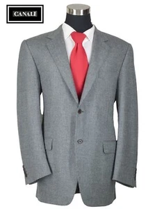 Blazer Abrigo Deportivo Canali Para Hombre Gris Cabeza de Uñas Cachemira y Lana Talla 44 Largo - Imagen 1 de 10