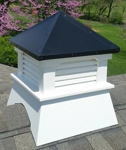 Accentua Bryce Vinyl Cupola, 20 in. Square, 26 in. High - Picture 1 of 6