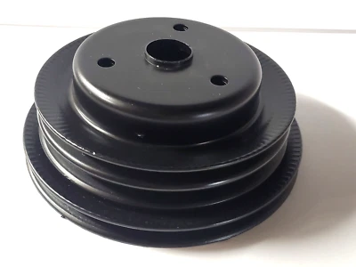 Polia de virabrequim bloco pequeno Chevy ranhura tripla bomba longa com AC GM 3972180CE - Imagem 1 de 4