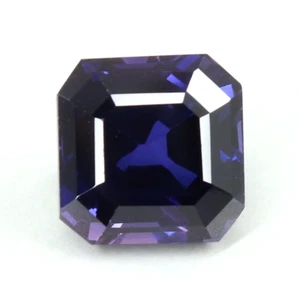 Piedra preciosa suelta 10x10MM AAA natural impecable zafiro púrpura corte esmeralda - Imagen 1 de 6