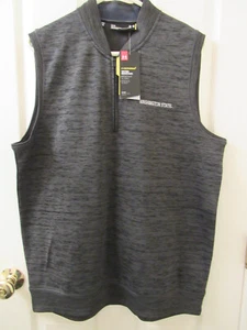 Under Armour Storm1 Vest Mens Lg 1/4 zip Gray Cold Gear Water Resistant Wash St. - Picture 1 of 10