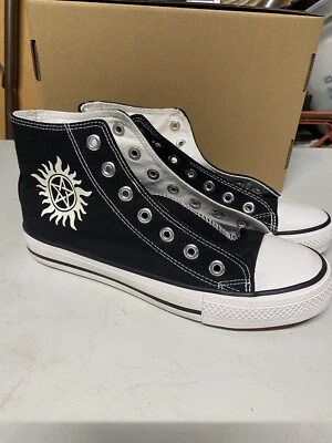 Zapatos de caña alta sobrenatural zapatos de lona ¡¡¡nunca usados!!! Talla 7 1/2 Creo Foto 1 de 4