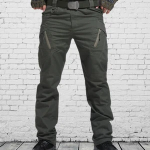 Mens Tactical Work Trousers Cargo Pants Combat Fishing Hiking Outdoor Plus Size - Picture 1 of 77