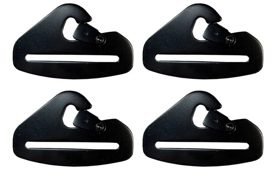 4 Punkt Gurt Snap Haken Clips 3” Pack 4 str Spedeworth Autograss Stockcar - Bild 1 von 1