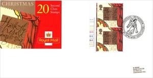 GB 1999 LX18 Second Class Stamps Booklet FDC Epworth Doncaster CDS - Picture 1 of 3