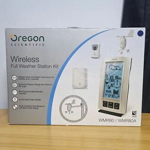 OREGON SCIENTIFIC WMR80 Stazione Meteo Professionale Completa di Tutti Accessori - Foto 1 di 19