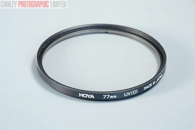 Hoya 77mm UV(0) Camera Lens Filter. Made in Japan. Graded: EXC+ [#10927] - Image 1 of 3