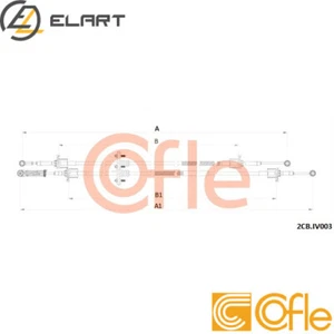 CABLE MANUAL TRANSMISSION 2CB.IV003 FOR IVECO DAILY/Van/Platform/Chassis/Bus - Picture 1 of 6