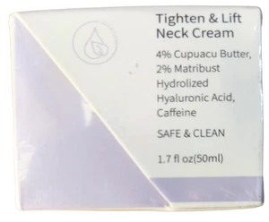 Tighten & Lift Halscreme Cupuca Butter hydrolisierte Säure 50 ml Ablaufdatum 06/27 - Bild 1 von 4