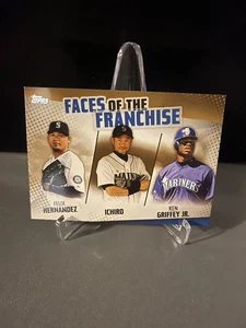2019 Topps Faces Of The Franchise FOF-26 Ken Griffey Jr Ichiro Mariners /50 - Bild 1 von 7