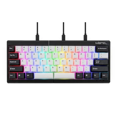 MD600 V3 RGB ORCA TKL Ergonomic Mechanical Keyboard, Cherry MX, Split Layout,... - Image 1 of 4