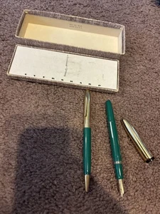 Eversharp Vintage Symphony Chrom Füllfederhalter-Bleistift Set OVP grün - Bild 1 von 7