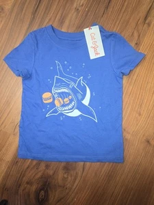 Toddler Boys' Shark Graphic Short Sleeve Rash Guard - Cat & Jack™ - Size 18M - Picture 1 of 4