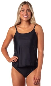 Traje de baño Tankini de 2 piezas para mujer con sujetador de estante y correas ajustables (pequeño) - Imagen 1 de 4