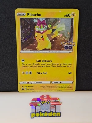 HD Swirl Pikachu Swsh234 Swsh: Sword & Shield Promo Cards Holo NM (White Mark) - Image 1 of 4