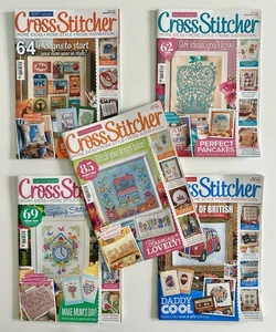 CROSS STITCHER Magazine Lot 2014 2015 Issues 281 283 295 296 297 Stitch Patterns - Picture 1 of 2