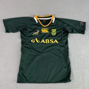 Camisa de Rugby SA Adulto XL Verde Canterbury Jersey Sudáfrica ABSA Oficial Rara - Imagen 1 de 9