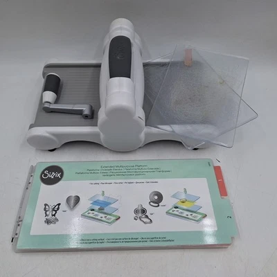 Sizzix Big Shot Die Cutting Machine w/ Extended Multipurpose Platform White Grey - Image 1 of 4