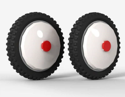 LEGO Rover Wheels & Tires  (robot,explorer,all,terrain,technic,prove,space,mars) - Image 1 of 4
