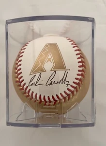 WOW signed autographed CORBIN CARROLL Rawlings 2023 World Series GOLD BASEBALL + - Picture 1 of 8