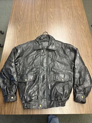 Chaqueta de cuero para hombre Napoline Leather Outfitters M mediana vintage envejecida Foto 1 de 4