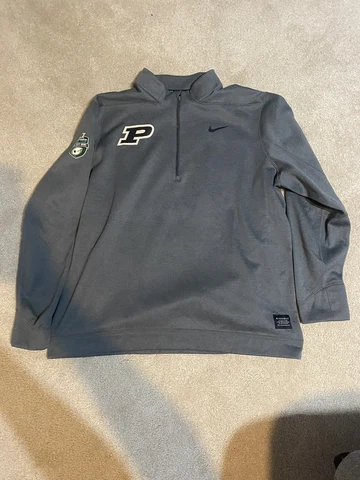 Purdue Boilermakers Football Team Issued Nike Jacket; Music City Bowl; XL Size Cover