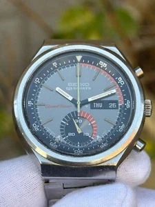 Reloj Seiko 5 Sports 1972 automático temporizador de velocidad cronógrafo 6139-7060 vintage - Imagen 1 de 9