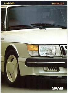 Saab 900 Turbo 16S 3-dr 1984 UK Market Sales Brochure - Picture 1 of 4