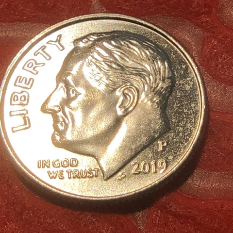 2019 (P)  US Roosevelt Dime "FREE SHIPPING" Cover