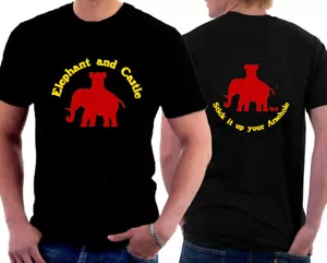 NUEVO: Camiseta Mr Jolly Lives Next Door Elefante y Castillo Cockney Tira Cómica - Imagen 1 de 10