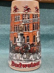 Vintage Budweiser Beer Stein St Louis Brewhouse Landmark Series A 62302 - Picture 1 of 8