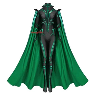 Thor: Ragnarok Hela Cosplay Costume Outfits Halloween Carnival Party Suit Props - Picture 1 of 6