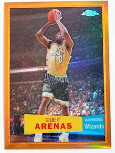 2008-09 TOPPS CHROME - GILBERT ARENAS - ORANGE REFRACTOR #D 91/199 - Picture 1 of 2