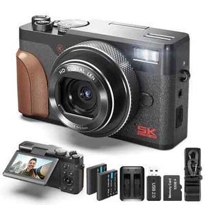 5K Digitalkameras 64MP 18X 3'' Anti-Shake Kompaktkamera Für Youtube Anfänger - Bild 1 von 8
