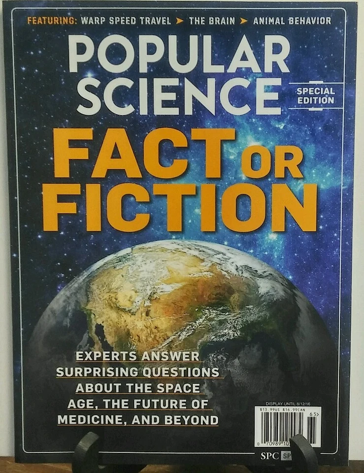 Popular Science Fact or Fiction Space Age The Future Medicine FREE SHIPPING sb - Image 1 of 1