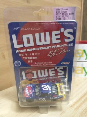 Action Racing NASCAR 1/64 diecast #31 Lowe's Warehouse Mike Skinner 1997 JAPAN - Image 1 of 4