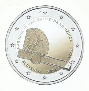 SLOVENIË 2024 -2 Euro- 250 jaar Nationaal & Universiteitsbibliotheek/250 ans Bib - Photo 1/1