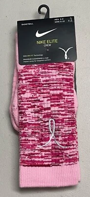 Nike Elite Basketball Crew Socks Kay Yow DA5063 US MEDIUM Size M-6-8 W 6-10 - Image 1 of 4