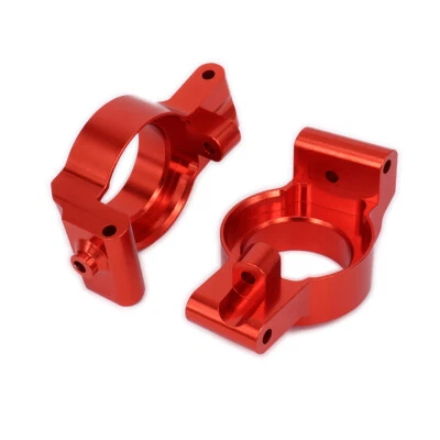 Alum Front C-hub Carrier Caster Blocks 7732 For 1/5 1/6 Trax X-MAXX Xmaxx Red - Image 1 of 4