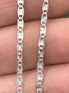 COLLANA GUCCI PIATTA ORO BIANCO 14 KT MISURA 24” LUNGA 3mm LARGHEZZA PESO 3g Finissima ✅ - Foto 1 di 19