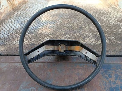 80-86 Ford F150 F250 F350 Bronco Econoline Steering Wheel OE Black (THIN RIM) - Image 1 of 4