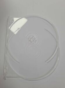 108x Amaray 1 Disc Clear Tray Only T02021