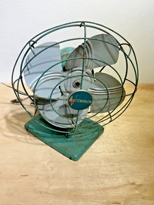 Vintage Dominion 10" Oscillating Cage Fan for Parts and/or Repair | Runs Slowly - Picture 1 of 6