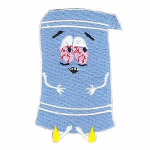 Towel Cartoon Iron On Embroidered Applique Patch - Picture 1 of 1