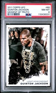PSA 8 2011 Topps UFC Moment of Truth Quinton Jackson #60 - Imagen 1 de 2