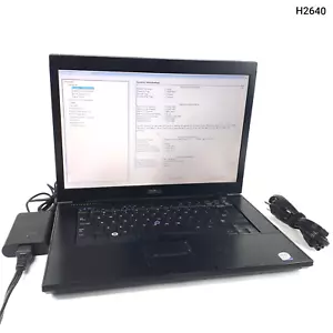 Dell Latitude E6500 15.4 Laptop Core 2 P9500 2GB 80GB HDD Boots/BIOS No OS H2640 - Picture 1 of 13