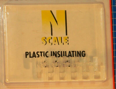 NEW N Atlas 2538 Code 80 Plastic Insulating Rail Joiners 24 Ct - Image 1 of 2