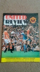 Manchester United v Crystal Palace Football Programme 1979 - Picture 1 of 2