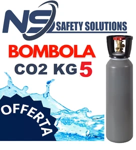 BOMBOLA CO2 ALIMENTARE 5 KG RISTORANTE - CASA - BAR - Foto 1 di 1