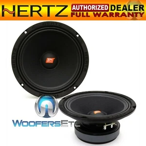 HERTZ SV200.1 8" SPL SHOW 500W COMPONENT 4 OHM MIDRANGE CAR AUDIO SPEAKERS NEW - Picture 1 of 4